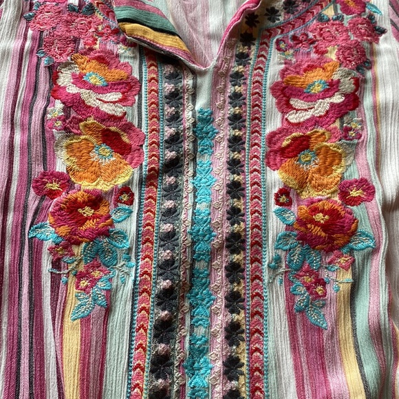 Ladies Bell Sleeve Blouse - Picture 2 of 6